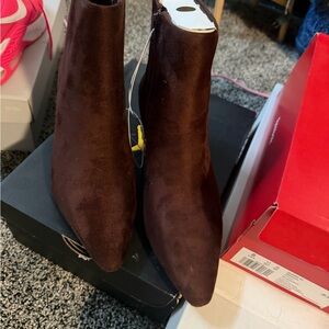 Target Dark Brown Ankle Booties